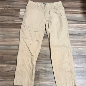 Polo Ralph Lauren Pants Mens Sz. 34x30 Khaki Stretch Straight Fit Chino Tan